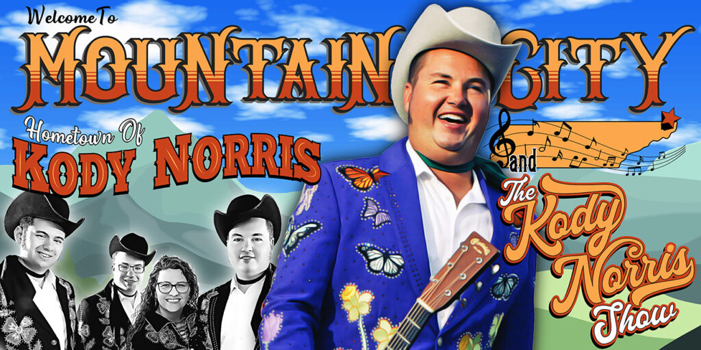 Original Kody Norris mural art to be painted on the Food Country USA building in Mountain City, TN